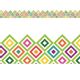 Sharp Bunch Diamond Pattern Extra Wide Border