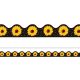 The Hive Black Polka Dots & Floral Border