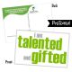 I Am Talented and Gifted Postcard
