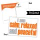 I Am Calm, Relaxed and Peaceful Postcard