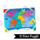 Lift & Learn Continents & Oceans Puzzle 3+