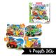 My First Puzzle Sets Monster Trucks 4-In-A-Box