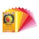 Warm Assorted Small Sulphite Construction Paper