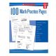 100 Math Practice Pages-Grade 1