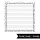 Black Painted Dots on White Pocket Chart-7 Pocket