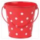 Red Polka Dots Bucket