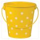 Yellow Polka Dots Bucket