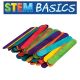 STEM Basics: Multicolor Jumbo Craft Sticks