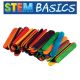 STEM Basics: Multicolor Mini Craft Sticks