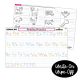 Printing Practice 2-Sided Dry-Erase Learning Mat