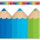Colored Pencils Die-Cut Border