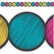 Chalkboard Brights Circles Die-Cut Border