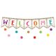 Confetti Pennants Welcome Bulletin Board