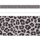 Gray Leopard Straight Border