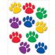 Paw Prints Colorful Cut-Outs