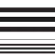 Black & White Stripes Straight Border