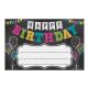 Chalkboard Brights Happy Birthday Awards