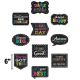 Chalkboard Brights Positive Sayings Cut-Outs