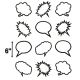 Speech & Thought Bubbles Cut-Outs