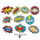 Superhero Sayings Cut-Outs