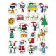 Pete the Cat Christmas Stickers