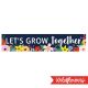 Wildflowers Let's Grow Together Banner