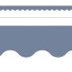 Aegean Blue Scalloped Border