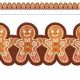Gingerbread Cookies Die-Cut Border
