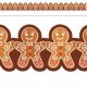 Gingerbread Cookies Die-Cut Border