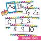 Brights 4Ever Alphabet Line Bulletin Board