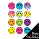 Brights 4Ever Smiley Faces Mini Cut-Outs