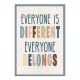 Everyone is Welcome Everyone is Different Poster