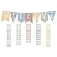 Classroom Cottage Welcome Pennants Bulletin Board