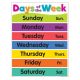 Days of the Week Colorful Poster
