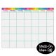 Colorful Calendar Write-On/Wipe-Off Poster