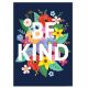 Wildflowers Be Kind Positive Poster