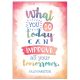What You Do Today Positive Poster