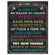 Chalkboard Brights Classroom Rules Poster