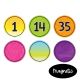 Brights 4Ever Numbers Magnetic Accents