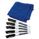 Dry Erase Pens & Microfiber Towels-5 Pack