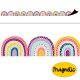 Oh Happy Day Rainbows Magnetic Border