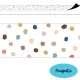 Everyone is Welcome Painted Dots Magnetic Border