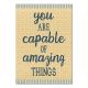 Classroom Cottage You Are Capable Small Poster
