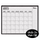 Modern Farmhouse Calendar Write-On/Wipe-Off Poster