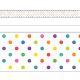 Colorful Dots Straight Border