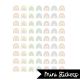 Pastel Pop Rainbows Mini Stickers