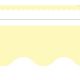 Pastel Yellow Scalloped Border