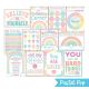 Pastel Pop Calming Strategies Small Poster Pack