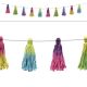 Tie-Dye Tassels Garland