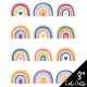 Oh Happy Day Rainbows Mini Cut-Outs